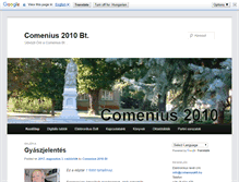 Tablet Screenshot of comeniuskft.hu